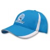 Czapka z daszkiem - mod. 4014:Cyan, Bawełna, Biały